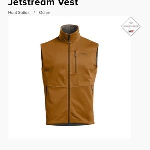SOLD 🚫Sitka XL Jet Stream ColorOchre vest NWT
